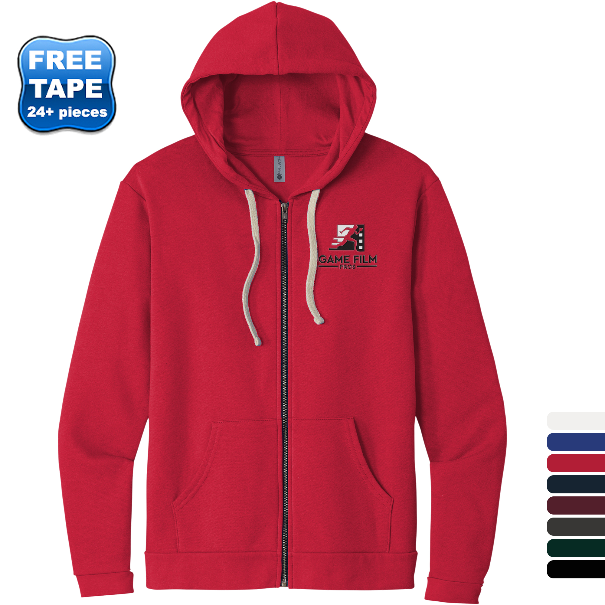 Product Photo 1 Next Level™ Beach Fleece Full-Zip Unisex Hoodie