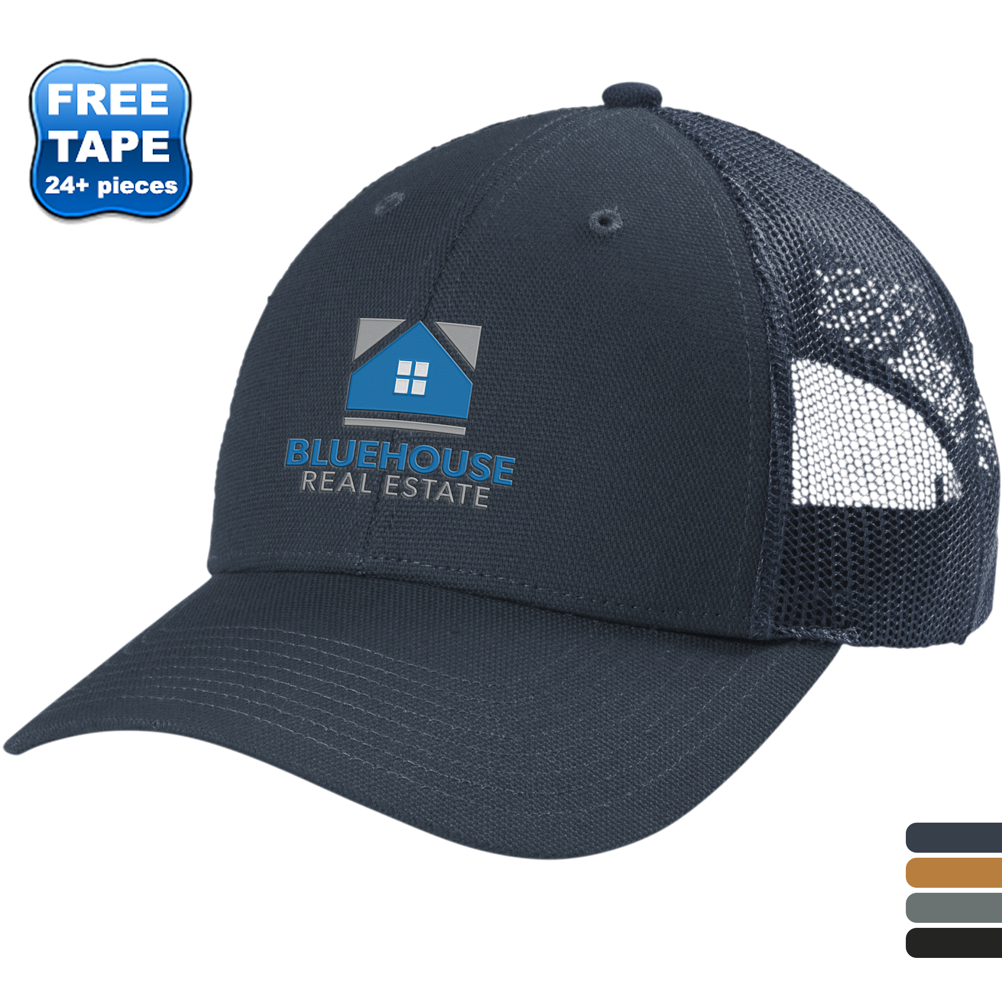 Product Photo 1 CornerStone® Cotton Canvas Mesh Back Structured Cap