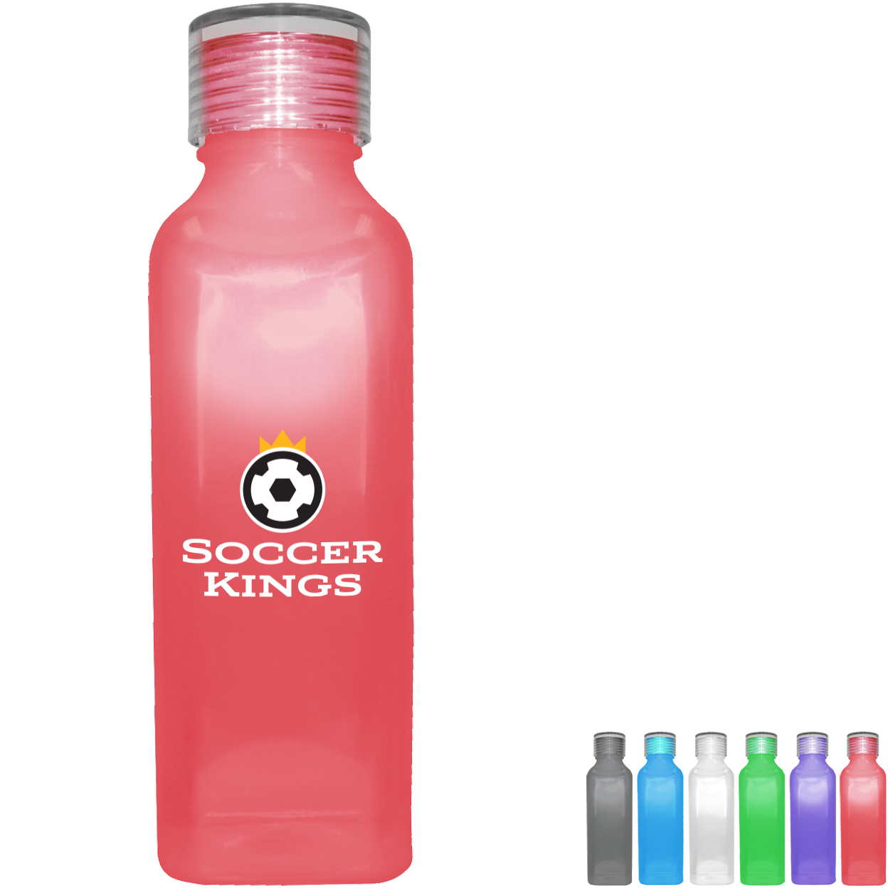 Product Photo 1 Classic Edge Sport Bottle w/ Lid, Full Color Imprint, 24oz.