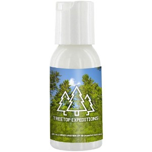 Sunscreen SPF 50 in Clear Round Bottle, 1 oz - SZ7205