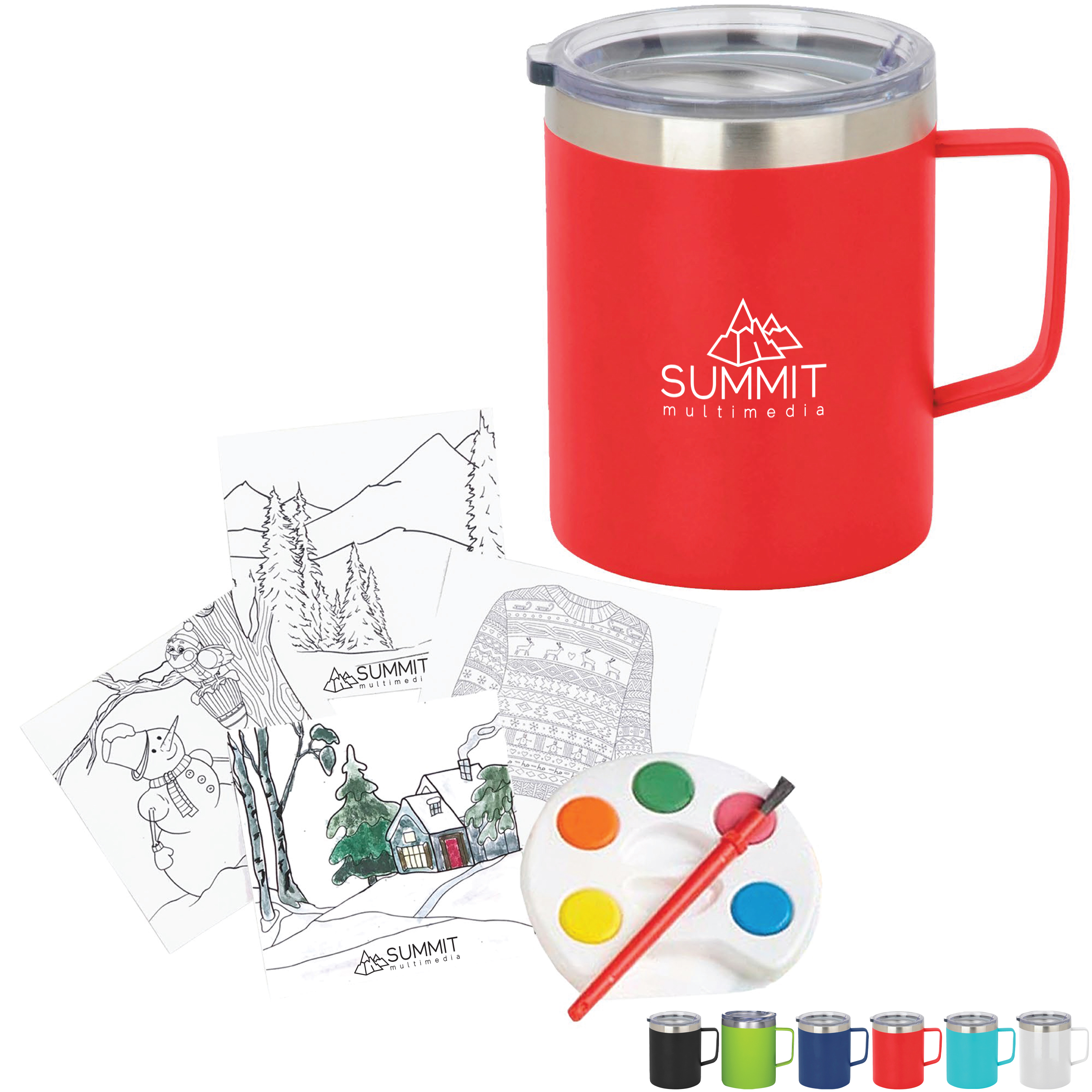Product Photo 1 Holiday Adult Paint Set & Coffee Mug Combo, 12oz.