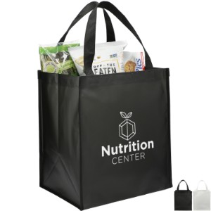 Double Laminated Wipeable Non-Woven Grocery Tote - BT9012