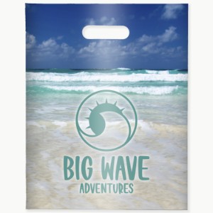 Oxo-Biodegradable Die Cut Bag, 12" x 15" - BA1205