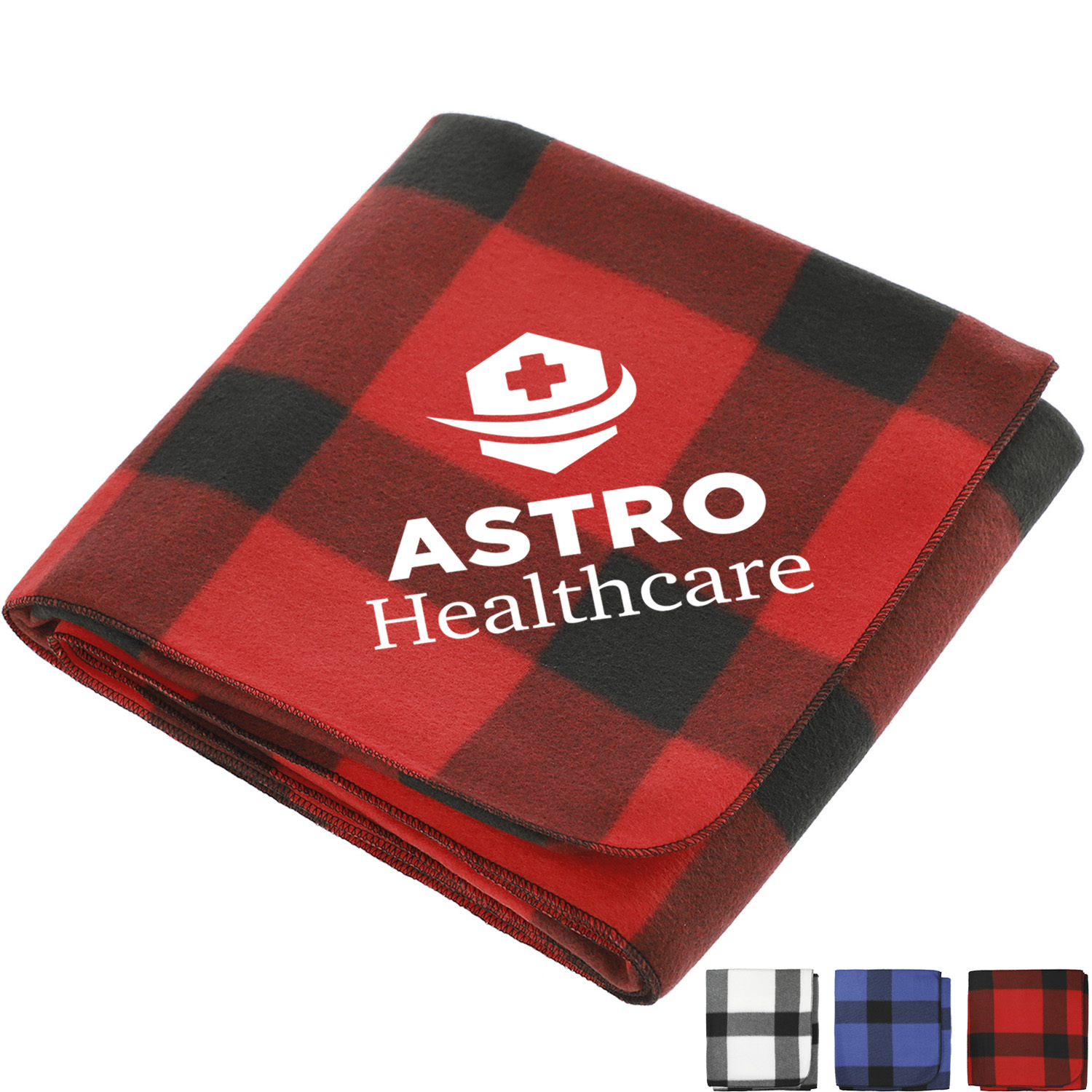 Product Photo 1 Buffalo Plaid Fleece Blanket, 50" x 60"