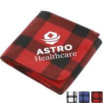 Photo 5 Buffalo Plaid Fleece Blanket, 50" x 60"