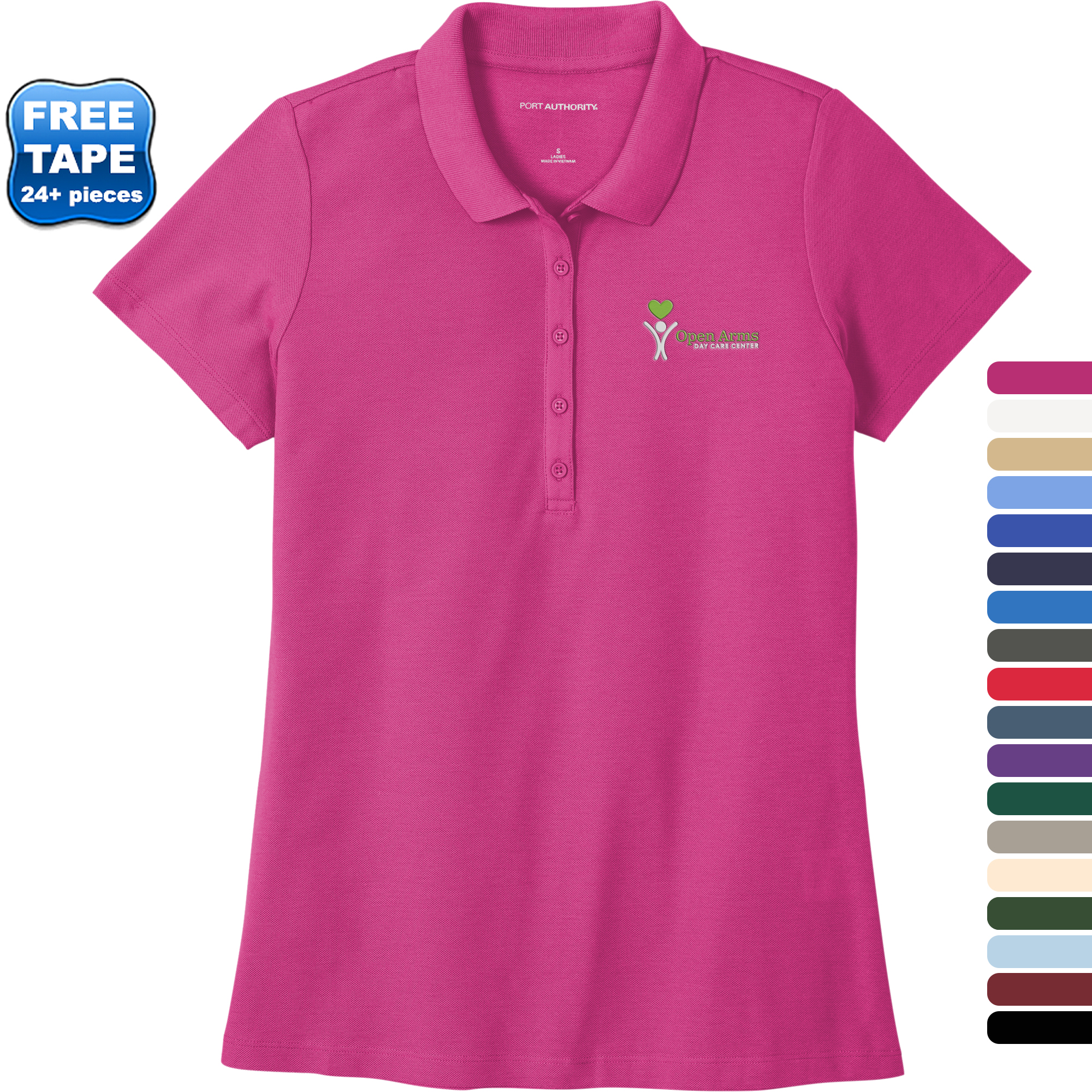 Product Photo 1 Port Authority® SuperPro™ React™ Ladies' Polo