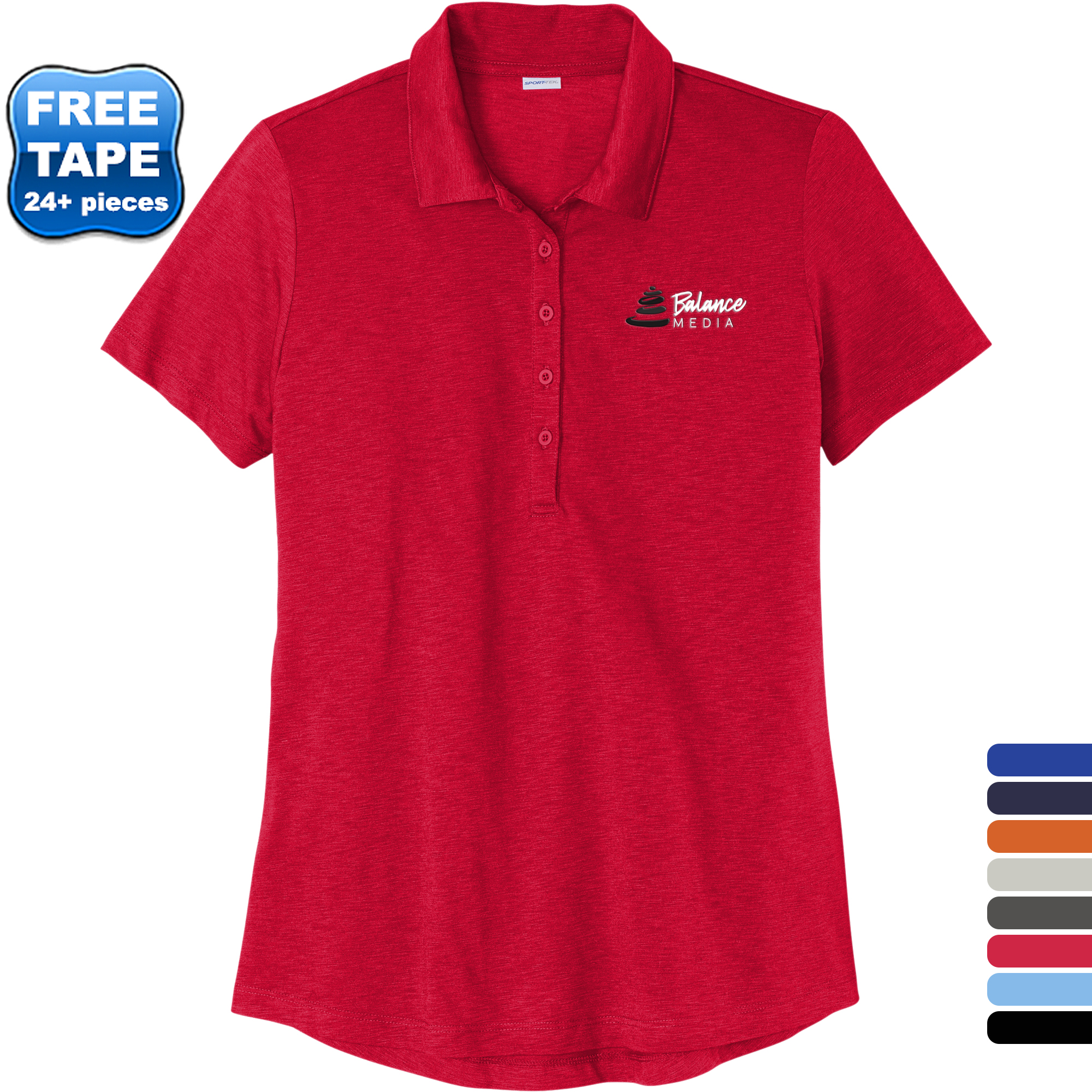 Product Photo 1 Sport-Tek® PosiCharge® Poly/Cotton Strive Ladies' Polo