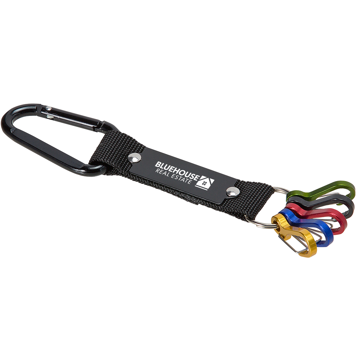 Product Photo 1 Aluminum Carabiner Strap w/ Color-Code Key Clips