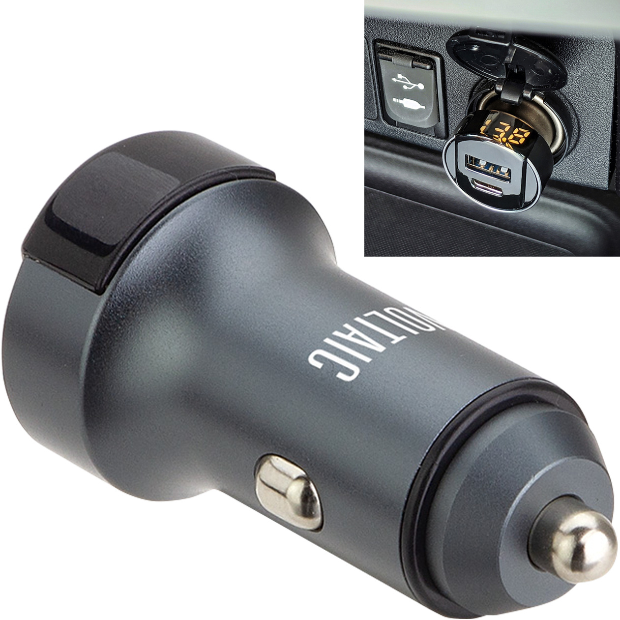 Product Photo 1 ihub™ Super Fast USB-C 18W PD Car Charger