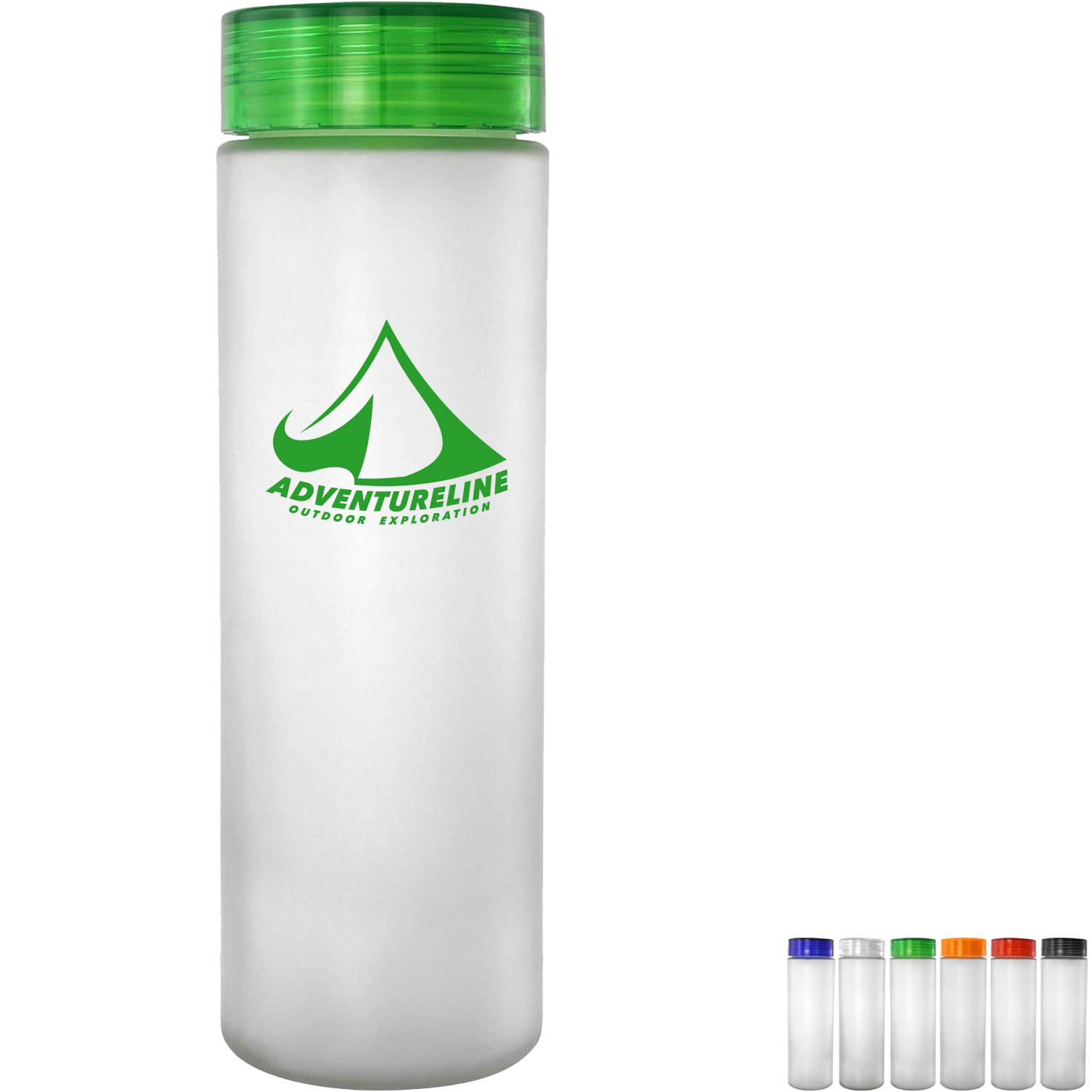 Product Photo 1 Clear View Frosted Glass Bottle, 22oz.