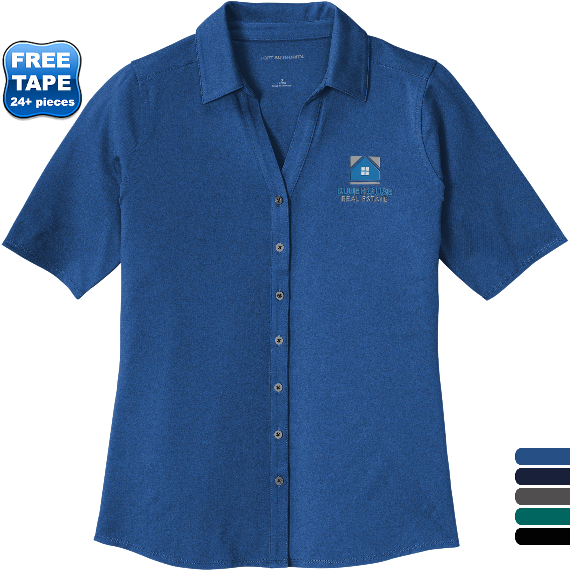 Product Photo 1 Port Authority® City Stretch Ladies' Button Up Top