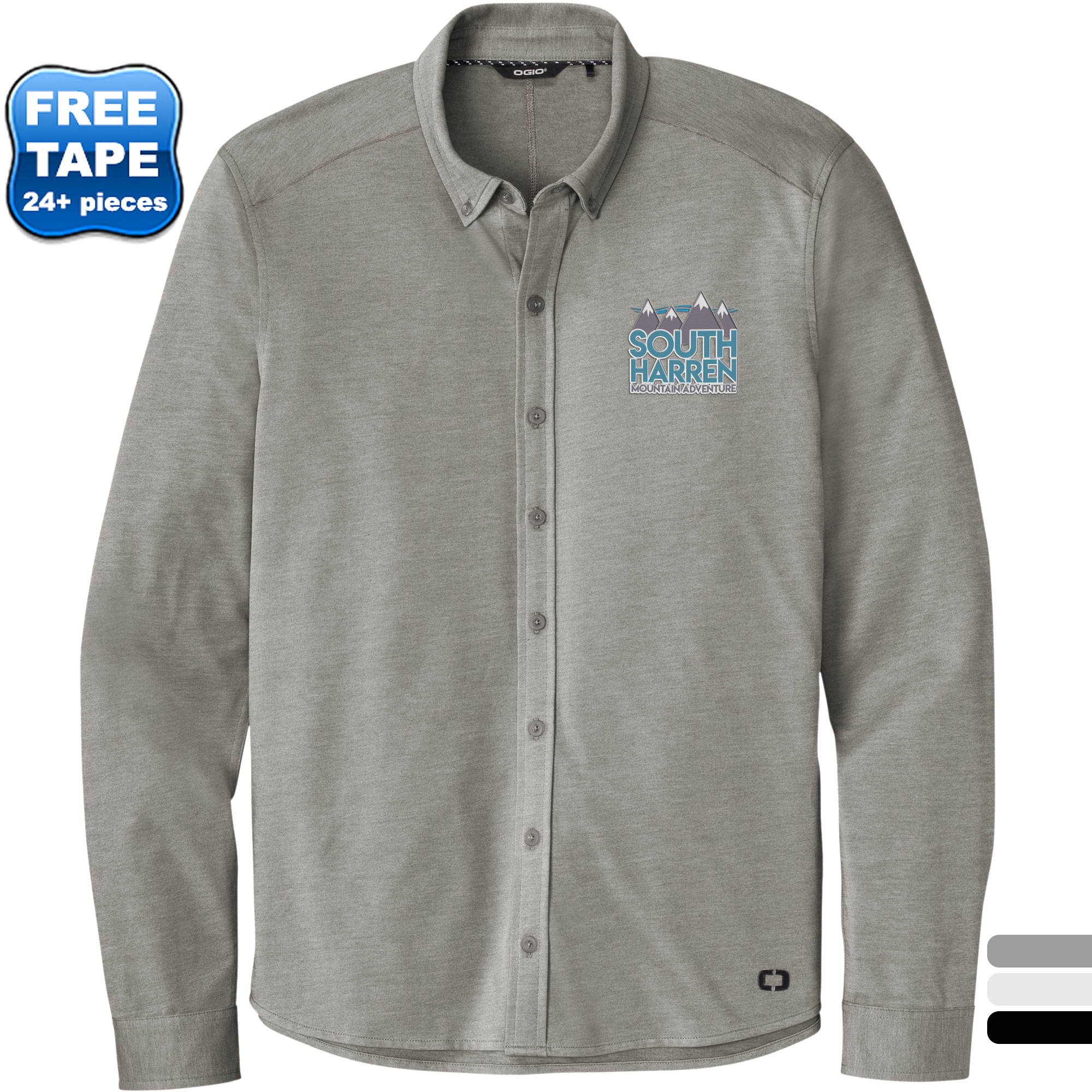 Product Photo 1 OGIO® Code Stretch Long Sleeve Men's Button Up Shirt