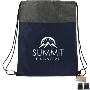 Ash Recycled Polyester Drawstring Bag - LD7327