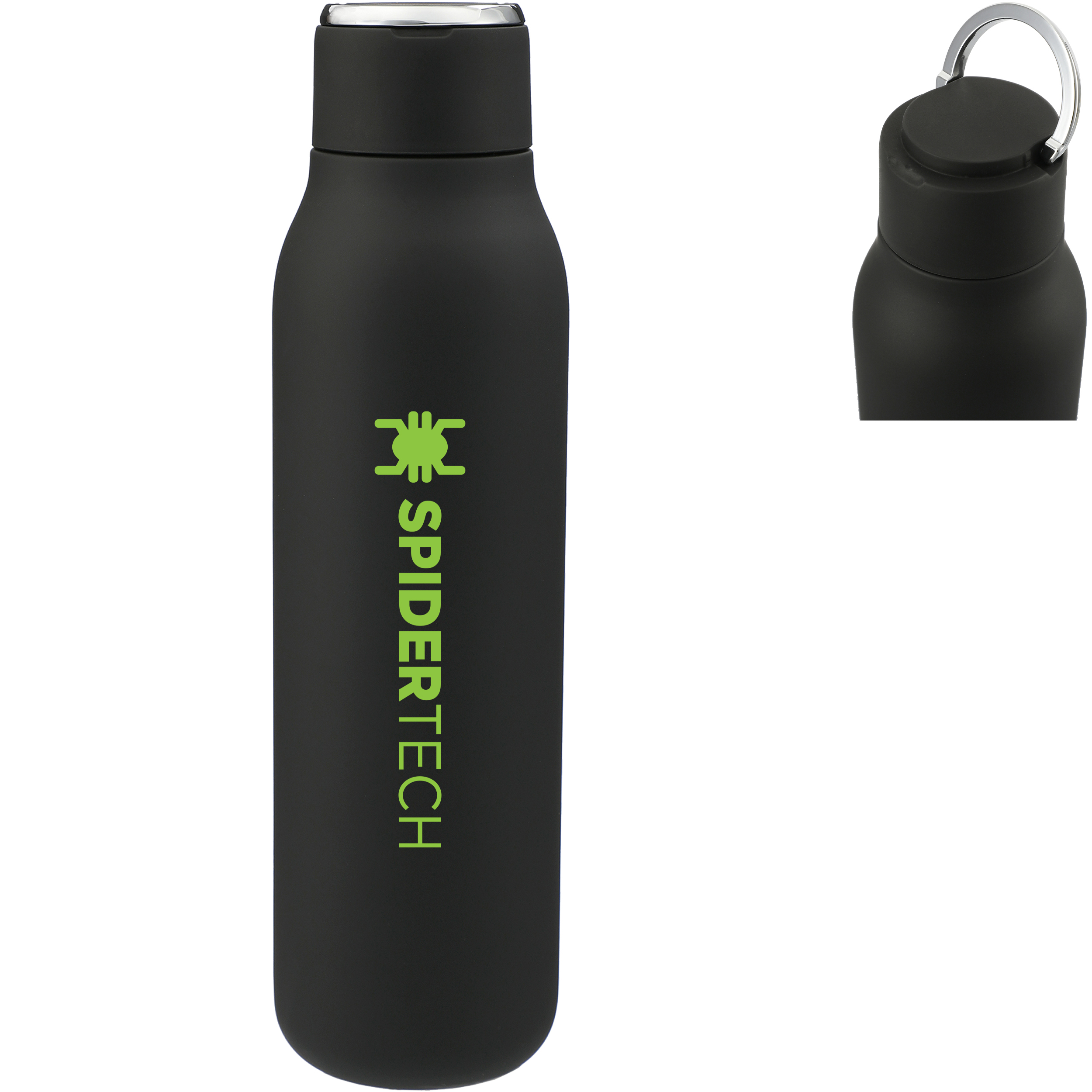 Product Photo 1 Marka Copper Vacuum Insulated Bottle w/ Metal Loop, 20oz.