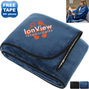 Oversized Wearable Cozy Fleece Sherpa Blanket, 70" x 50" - LD7372