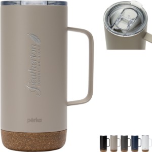 Perka® Kerstin Double Wall Stainless Steel Mug, 16oz. - LG9025