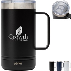 Perka® Wayfarer Double Wall Stainless Steel Mug, 24oz. - LG9026