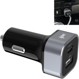 Dual USB-C & USB-A Fast Charging Car Charger - TX5509