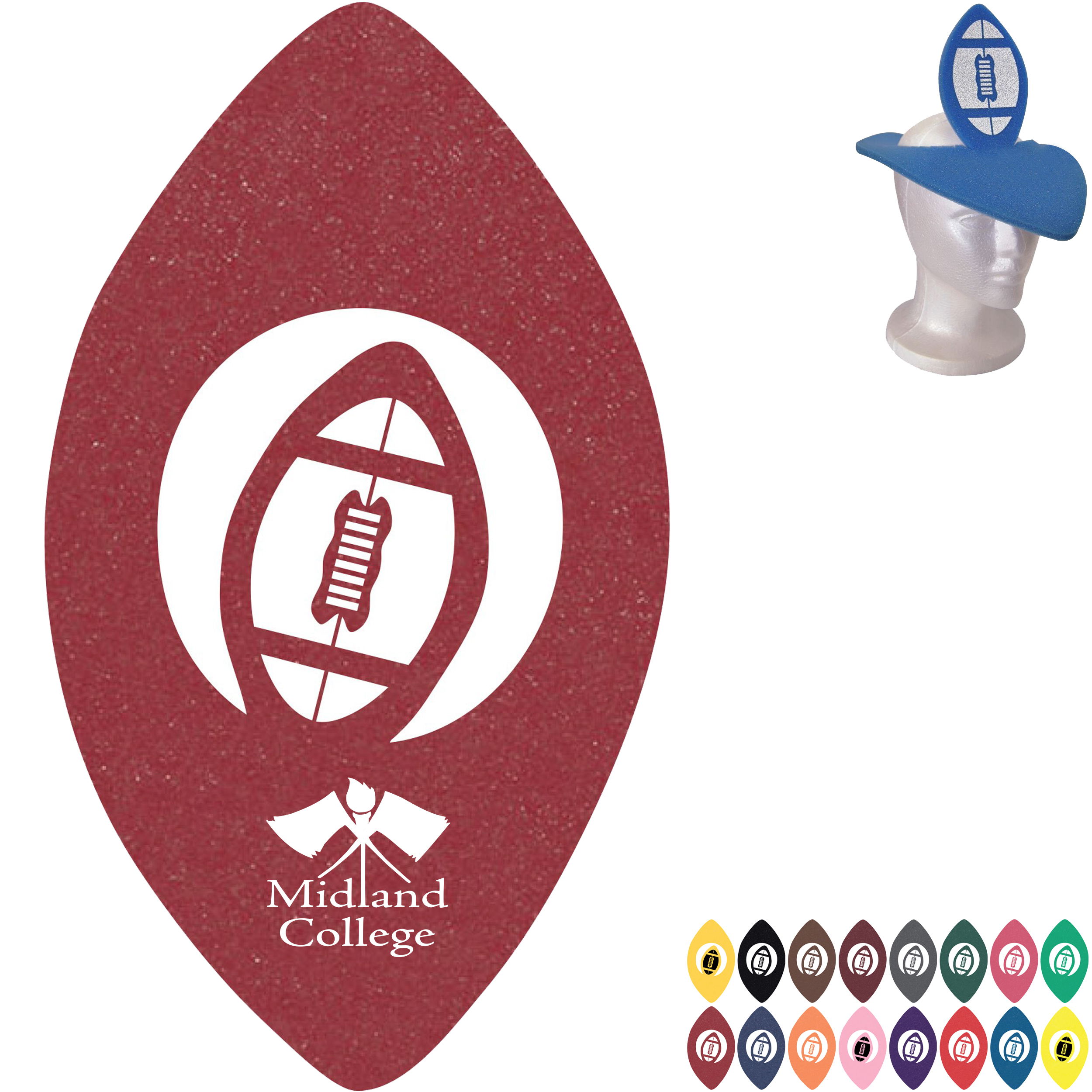 Product Photo 1 Foam Football Visor