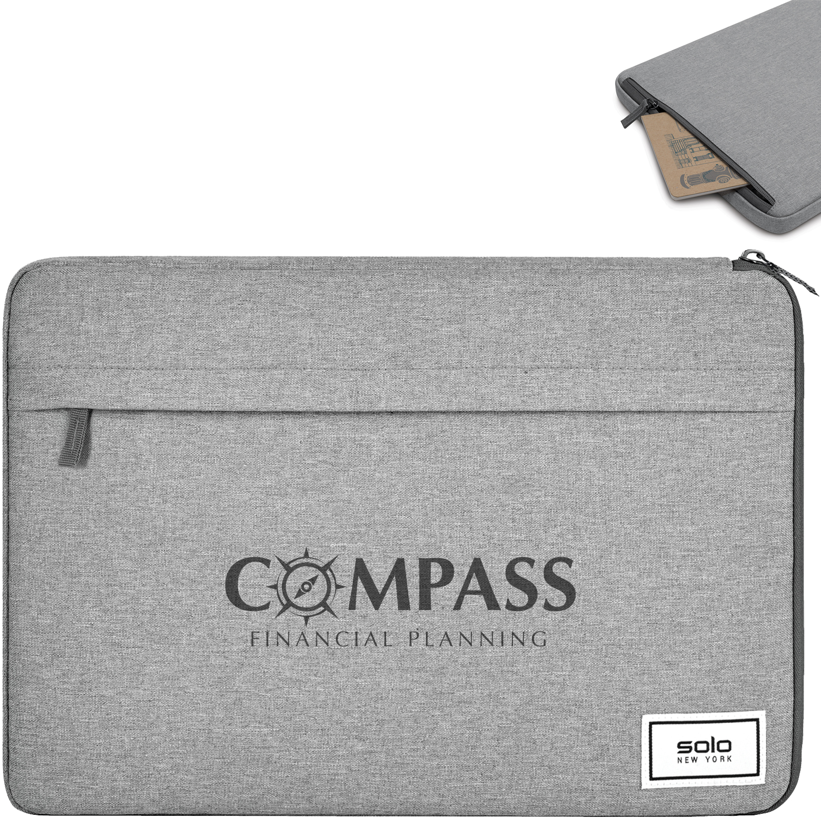 Product Photo 1 Solo® Re:focus Polyester RPET 13" Laptop Sleeve