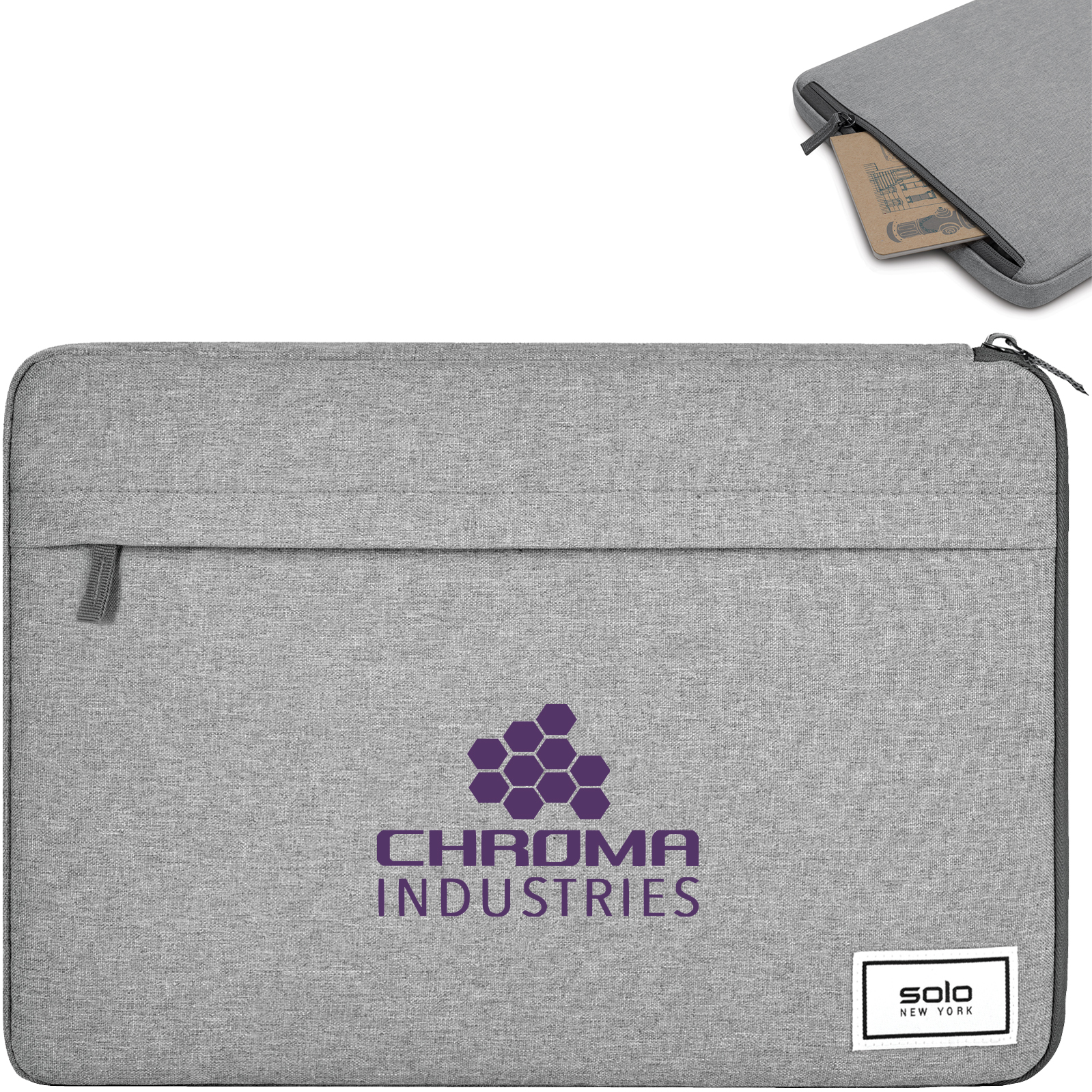 Product Photo 1 Solo® Re:focus Polyester RPET 15.6" Laptop Sleeve