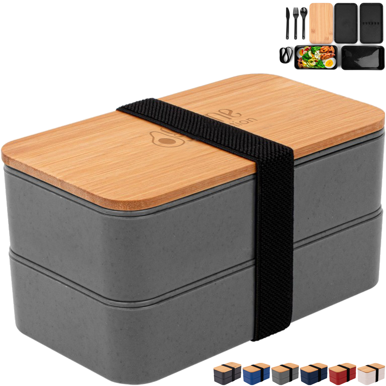 Product Photo 1 Wheat Straw Bento Box