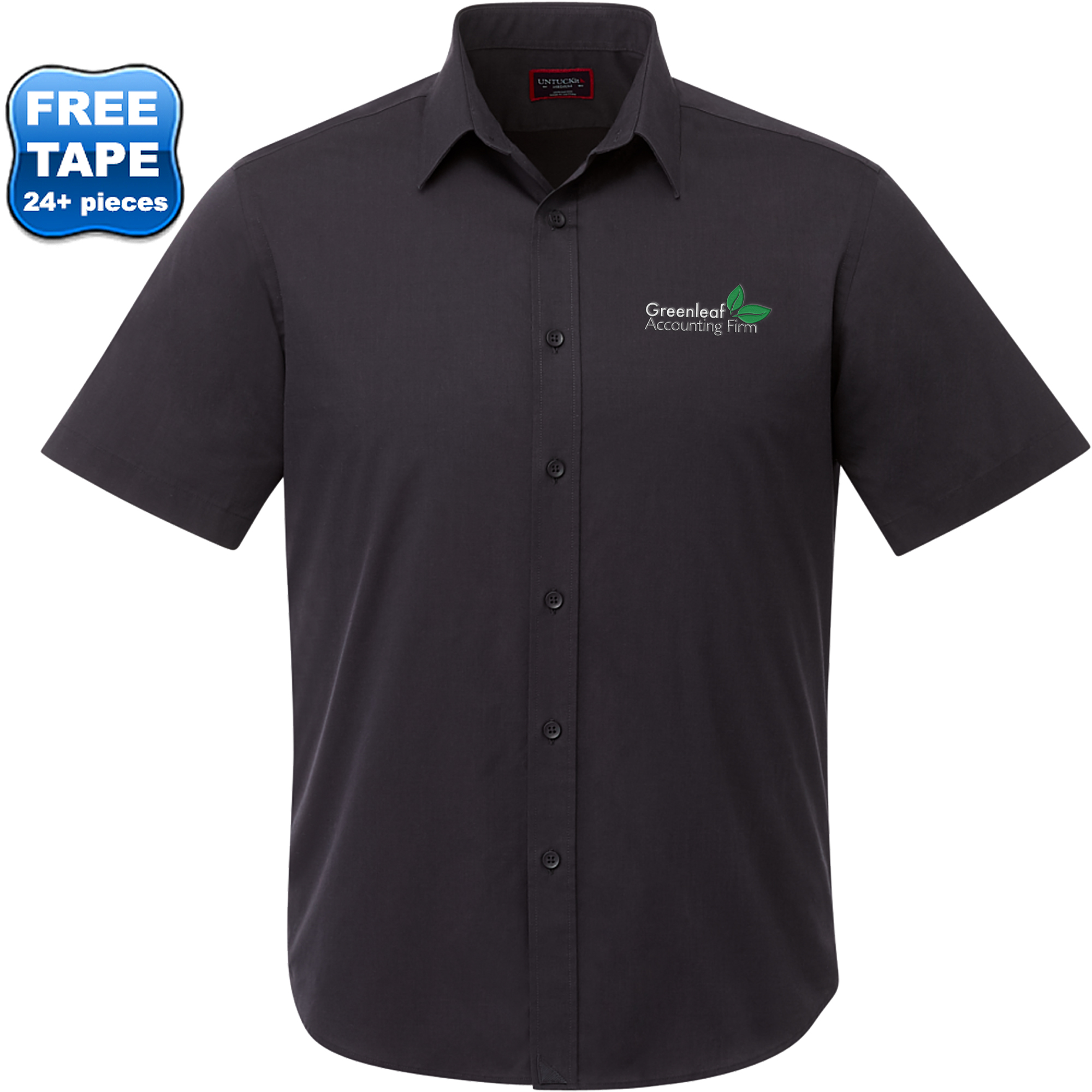 Product Photo 1 UNTUCKit® Classic Coufran Cotton Short Sleeve Men's Shirt