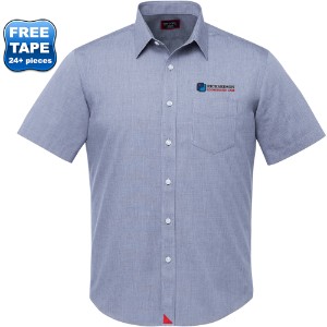 UNTUCKit® Petrus Cotton Wrinkle-Free Short Sleeve Men's Shirt - TM3711
