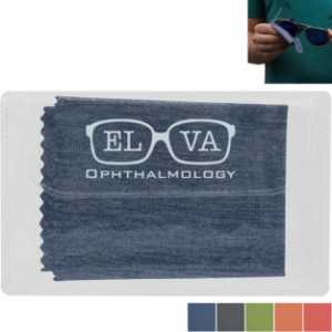 Heathered Cleaning Cloth in Case - HT9246