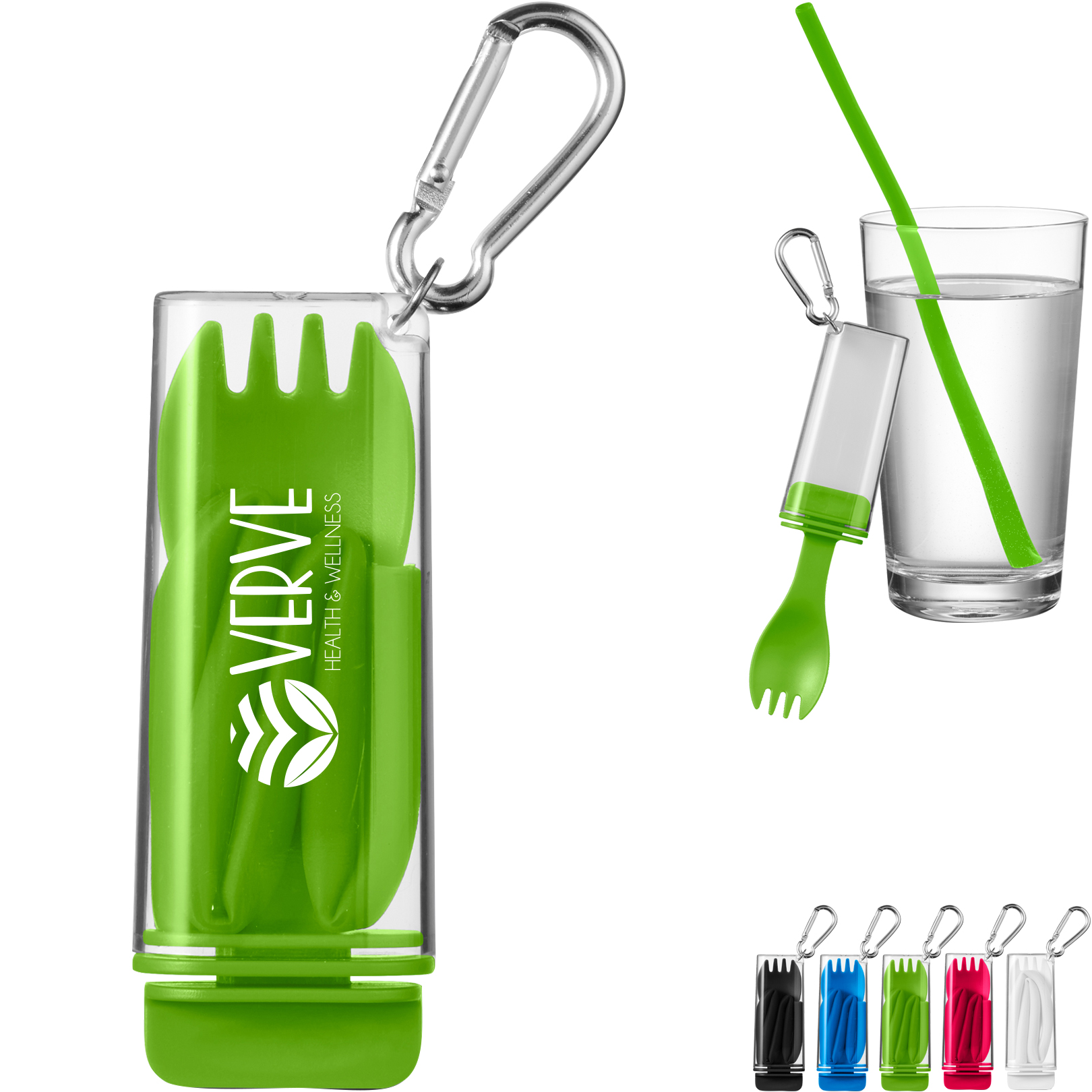 Product Photo 1 Silicone Straw & Utensil Set