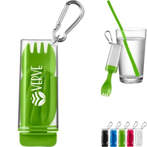 Silicone Straw & Utensil Set - PM4021