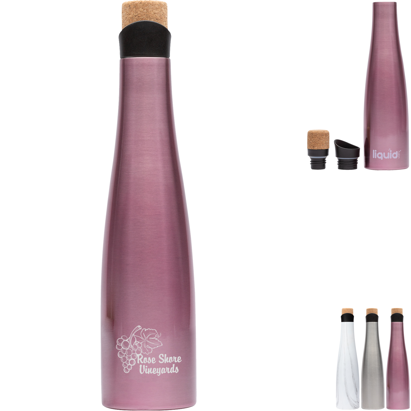 Product Photo 1 Liquid Fusion® Vacuum Insulated Stainless Wine Carafe, 25oz.