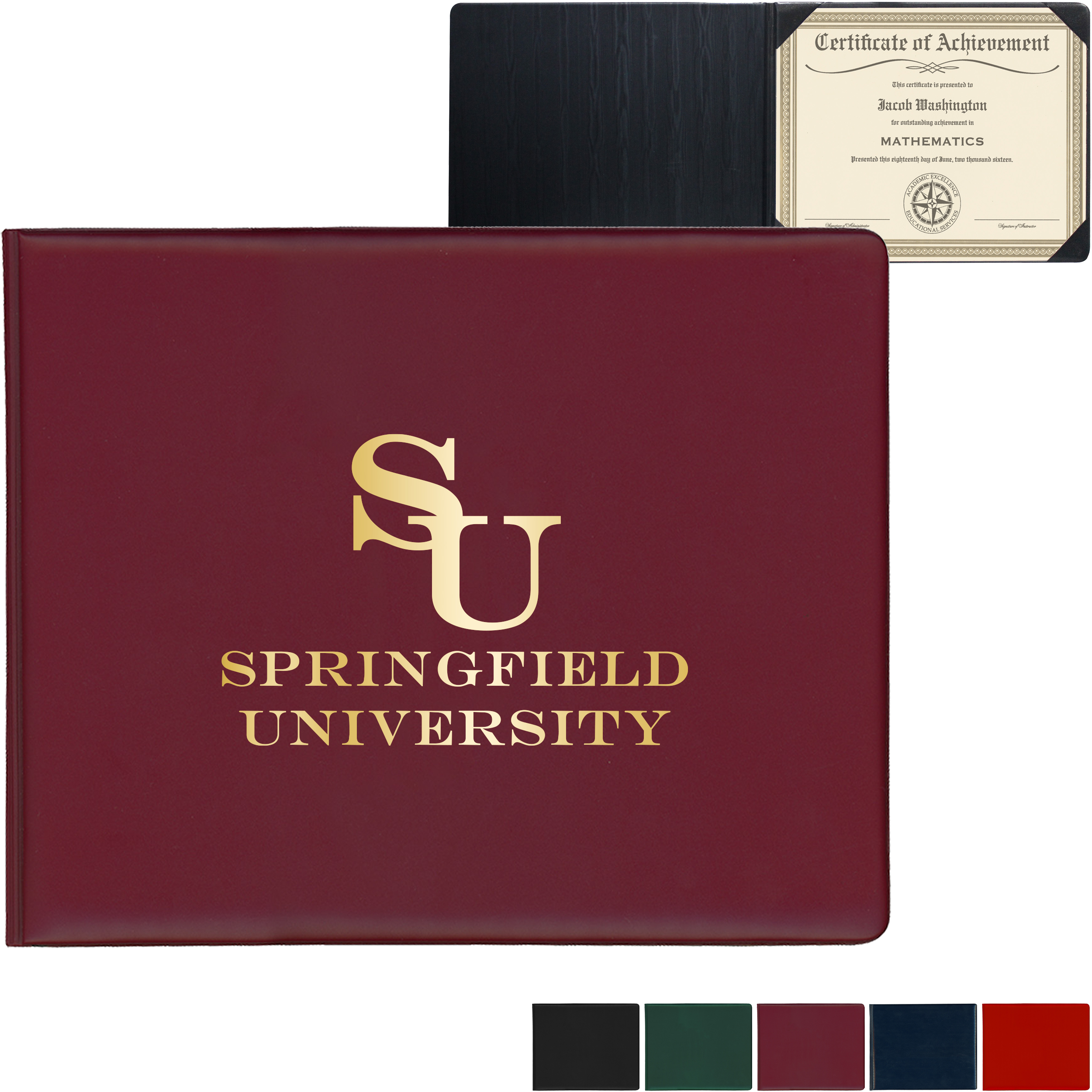 Product Photo 1 Padded Diploma & Certificate Holder, Landscape