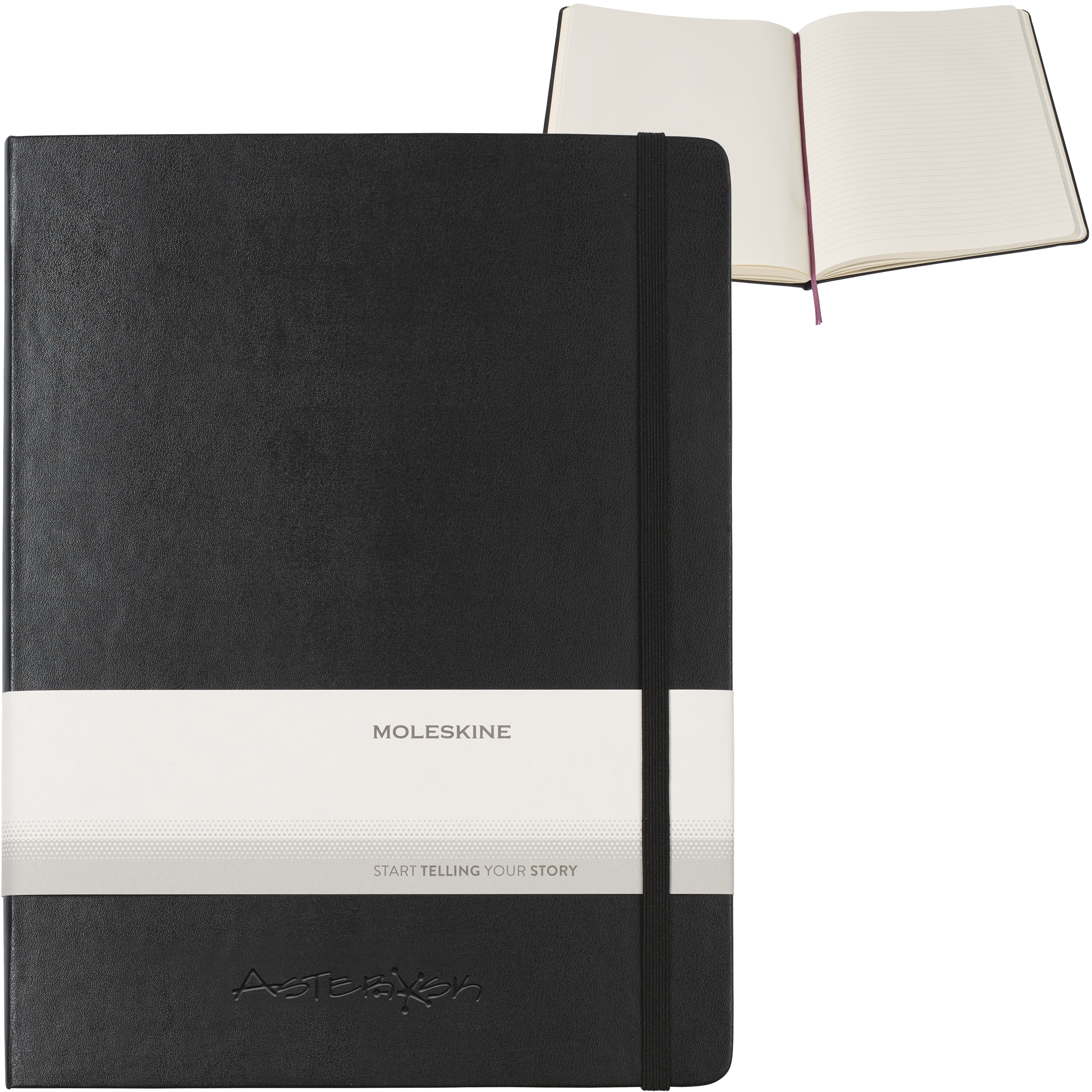 Product Photo 1 Moleskine® Hard Cover X-Large Double Layout Notebook, 9-3/4" x 7-1/2"