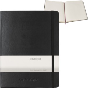 Moleskine® Hard Cover X-Large Double Layout Notebook, 9-3/4" x 7-1/2" - GM6119