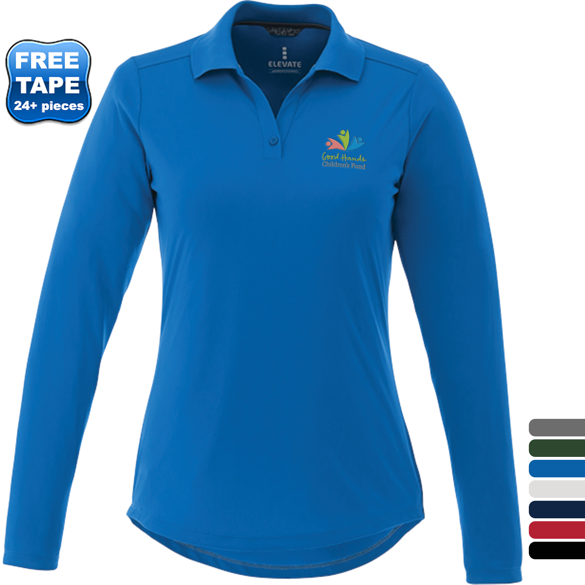 Product Photo 1 Mori Polyester Long Sleeve Ladies' Polo