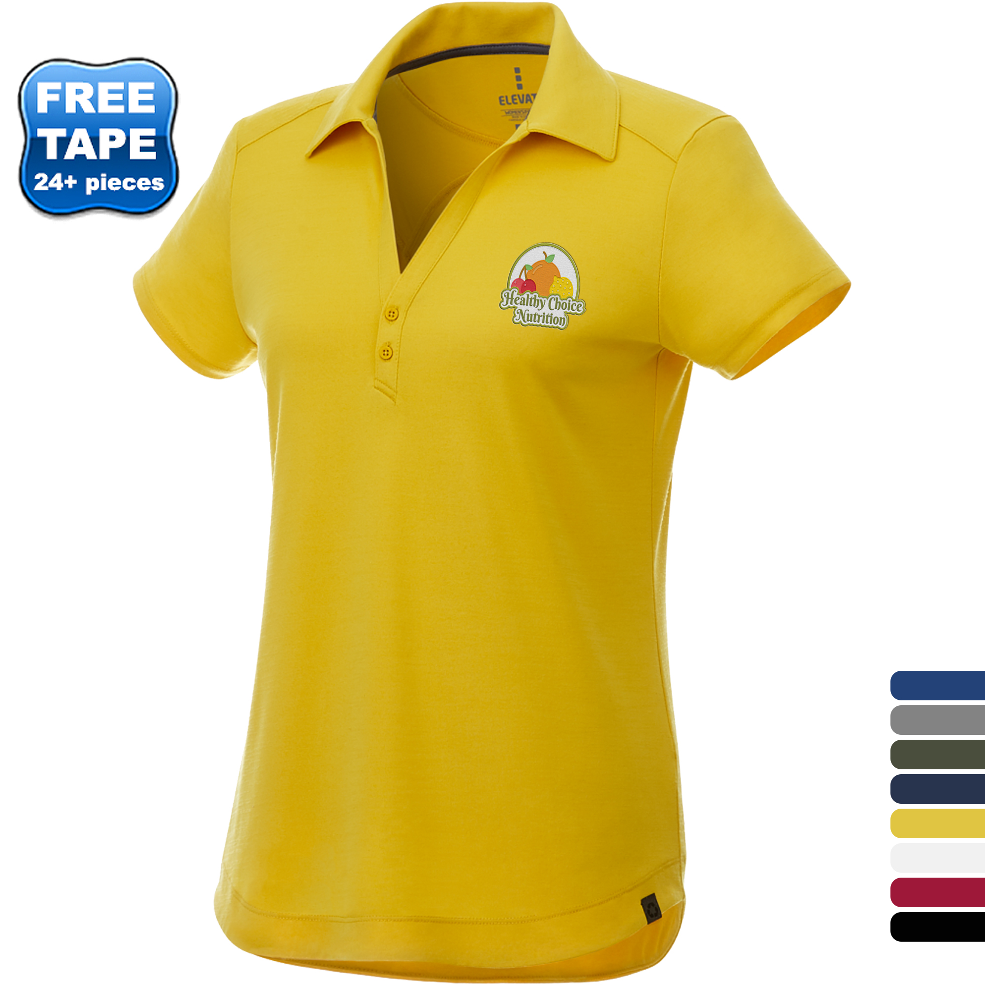 Product Photo 1 Amos Eco Polyester Short Sleeve Ladies' Polo