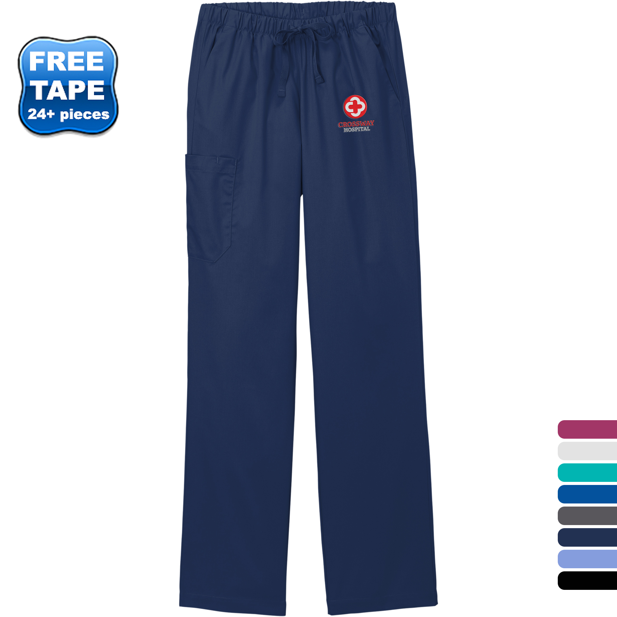 Product Photo 1 Wink® WorkFlex™ Ladies' Petite Cargo Scrub Pant