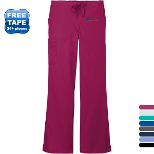 Wink® WorkFlex™ Flare Leg Ladies' Tall Cargo Scrub Pant - WJ6434
