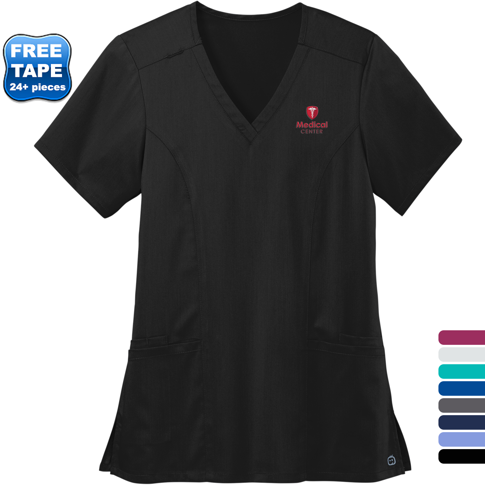 Product Photo 1 Wink® Premiere Flex™ V-Neck Ladies' Scrub Top
