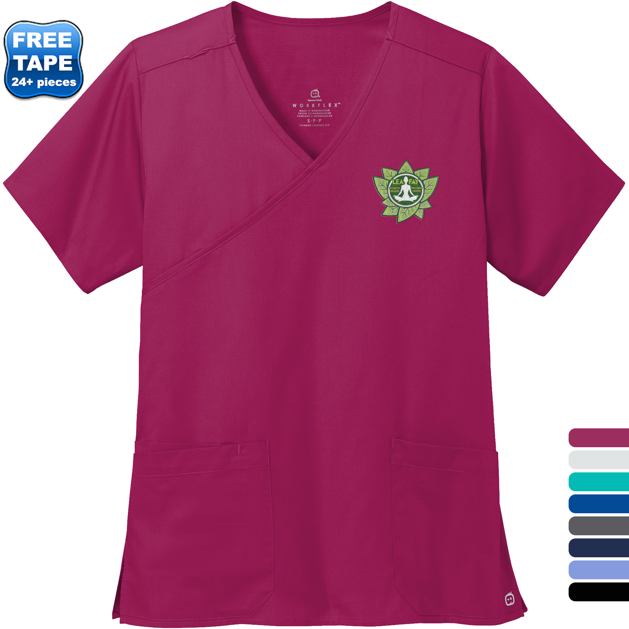 Product Photo 1 Wink® WorkFlex™ Mock Wrap Ladies' Scrub Top
