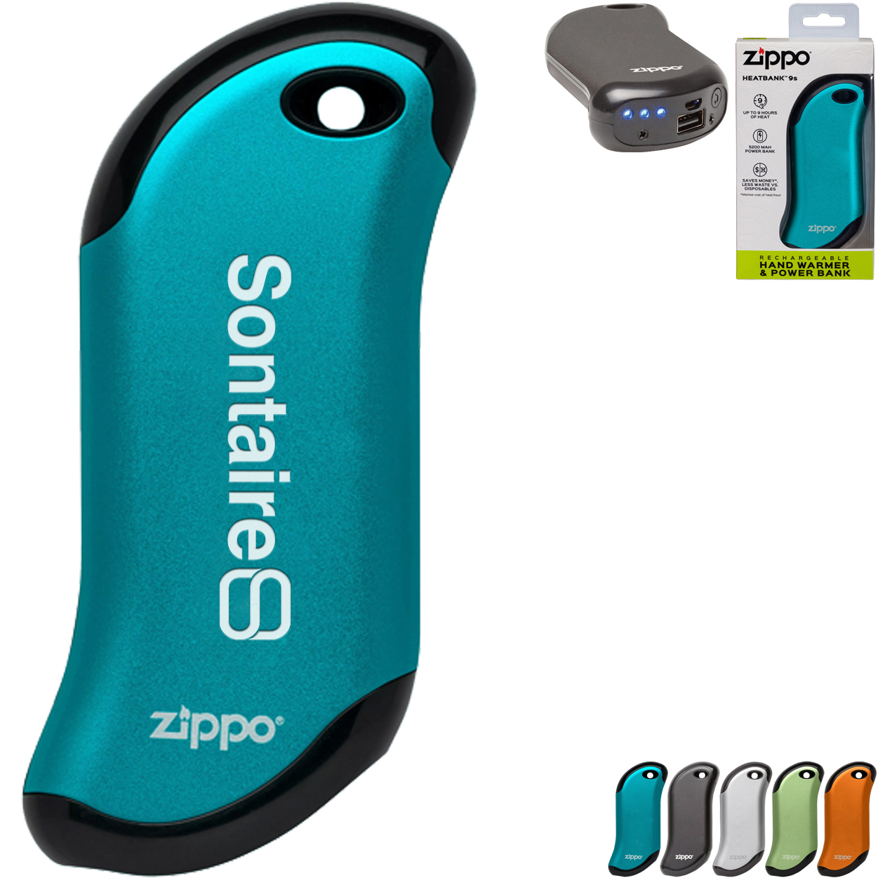 Product Photo 1 Zippo® Heatbank™ 9-Hour Rechargeable Hand Warmer & Power Bank, 5200 mAH