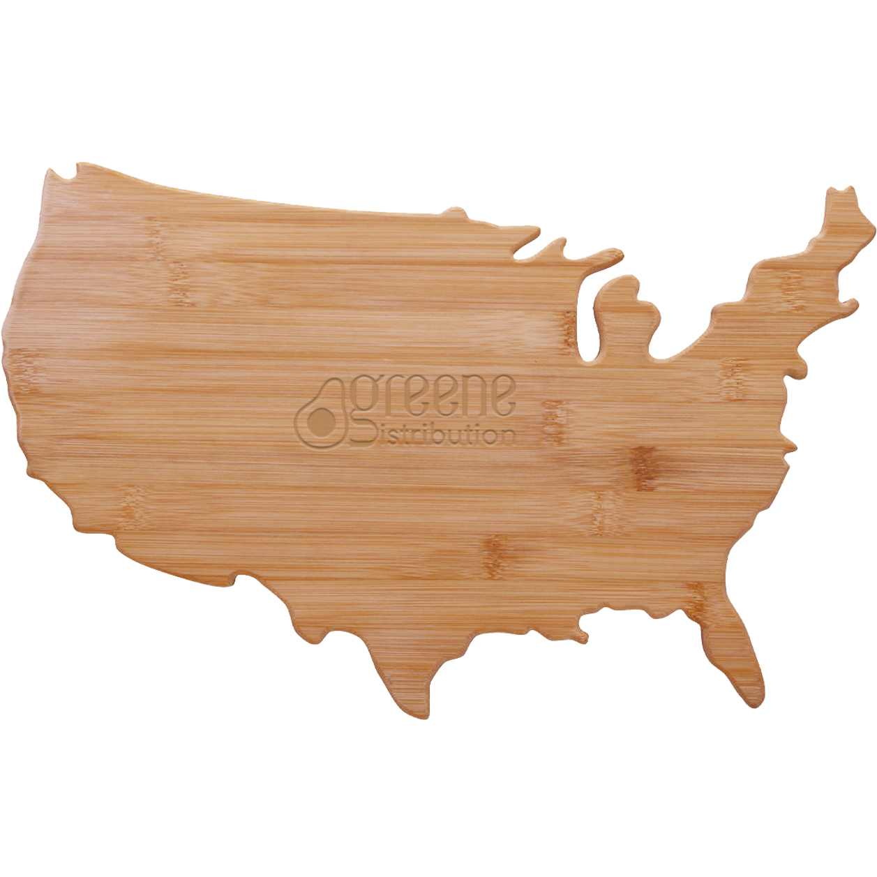 Product Photo 1 USA Shape Bamboo Cutting Board