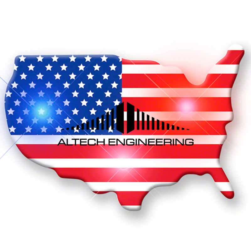 Product Photo 1 USA Flashing LED Lapel Pin