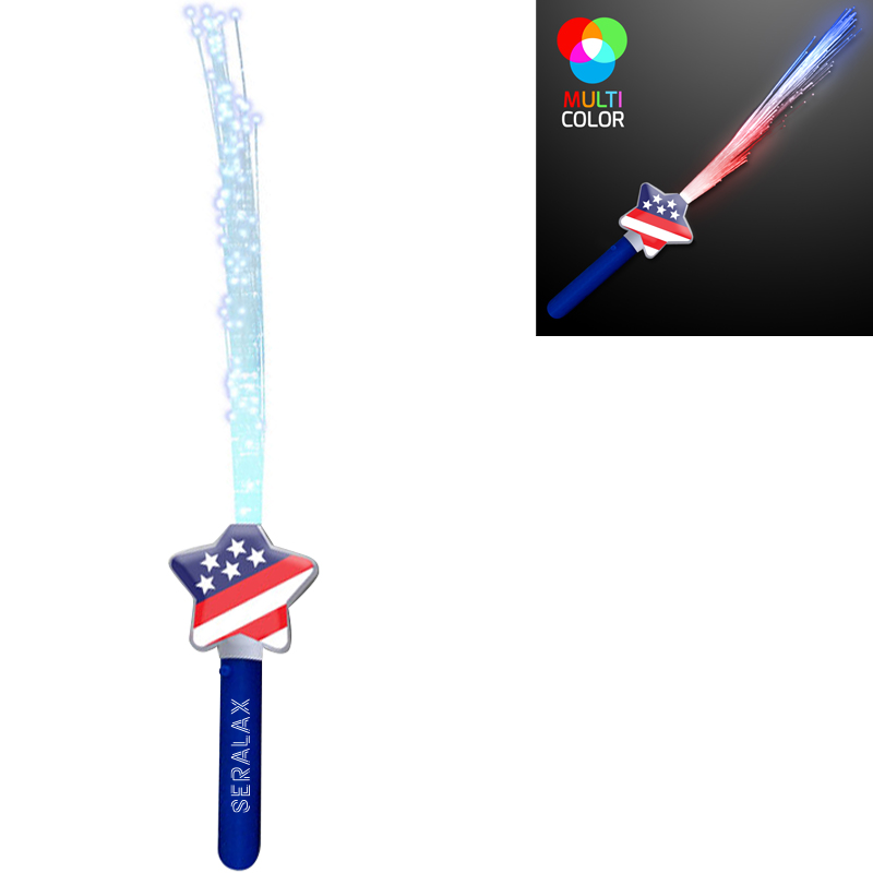 Product Photo 1 Stars & Stripes Fiber Optic Light Wand
