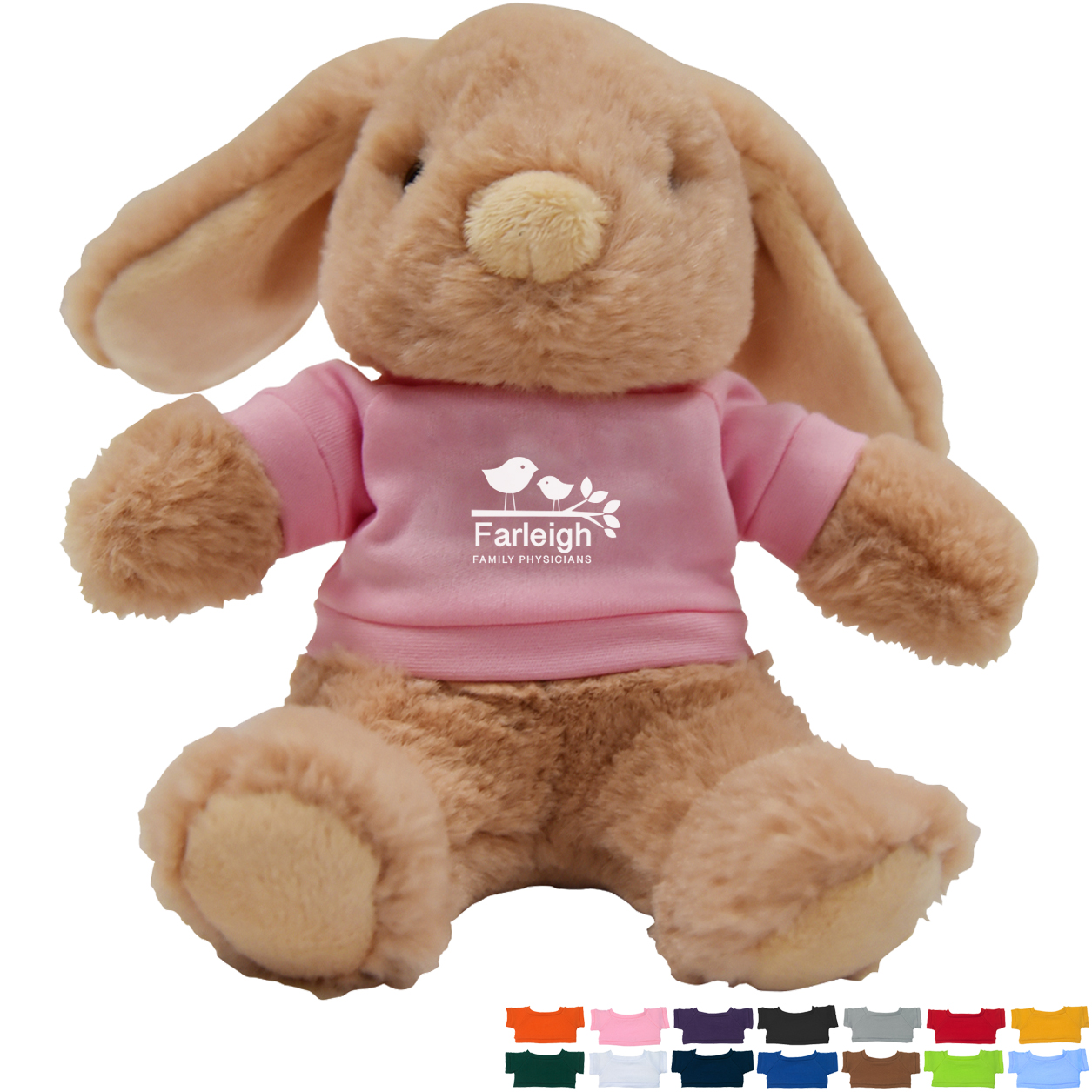 Product Photo 1 Lop Eared Plush Bunny w/ Shirt, 6"