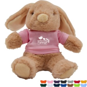 Lop Eared Plush Bunny w/ Shirt, 6" - HT9274