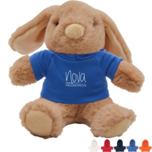 Lop Eared Plush Bunny w/ Hoodie, 6" - HT9275