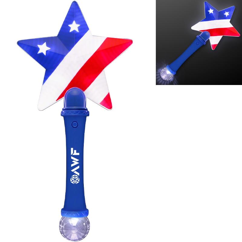 Product Photo 1 American Flag Star Light Up Wand