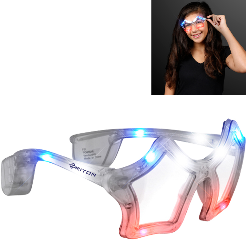 Product Photo 1 Star Patriotic Light Up LED Glasses